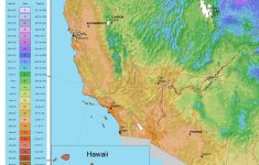 Usda Plant Hardiness Zone Map Enlargement Of South West High Rez Map - Usda Hardiness Zone Map California