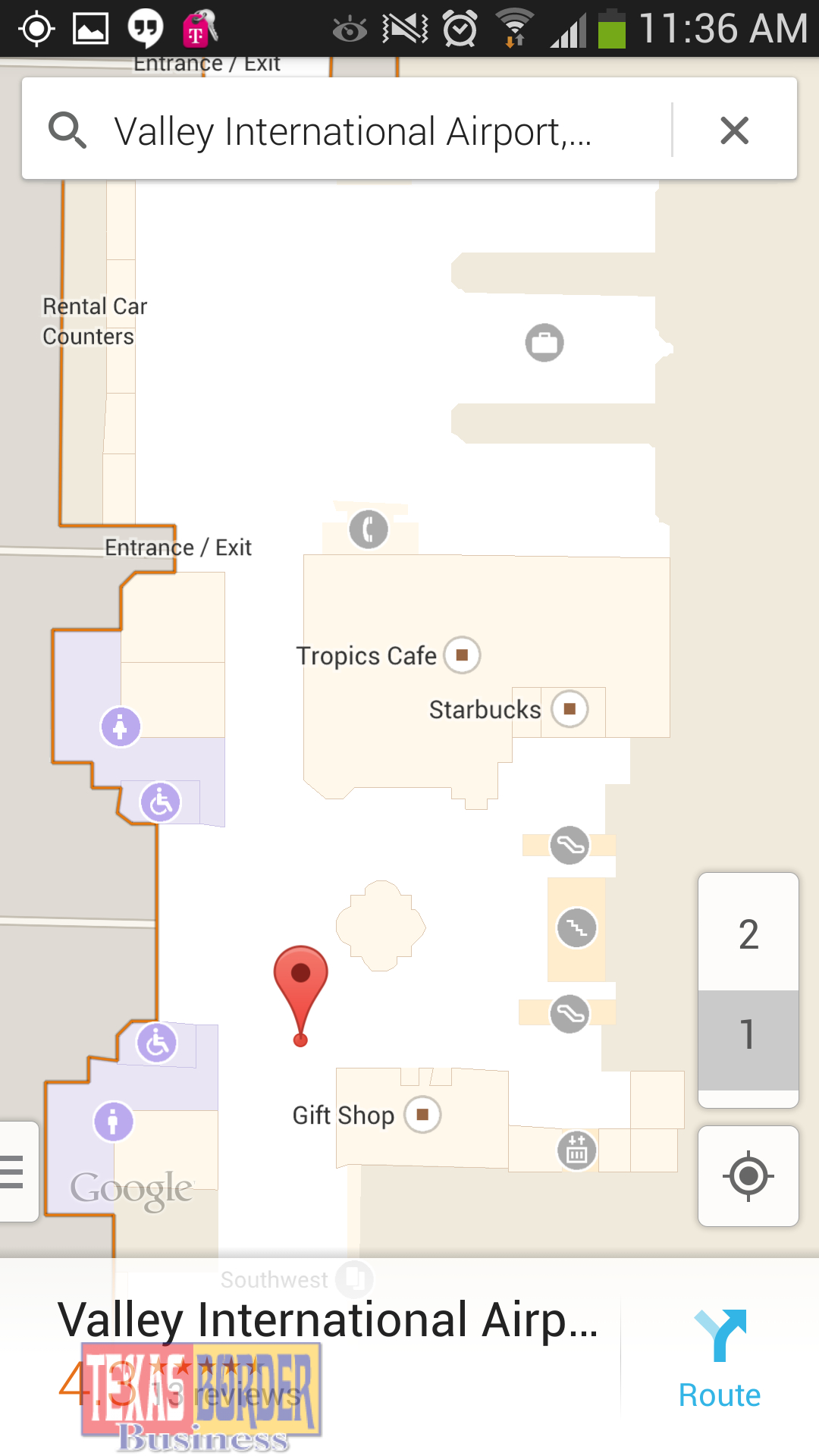 Valley International Airport Adopts Innovative Indoor Google Maps - Google Maps Harlingen Texas