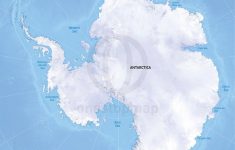 Vector Map Antarctica Continent Relief | Maps Of Continents | Map - Printable Map Of Antarctica