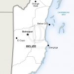 Vector Map Of Belize Political | One Stop Map   Printable Map Of Belize