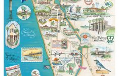 Venice Fl “Island Of Venice” Map - Map Of Florida Art