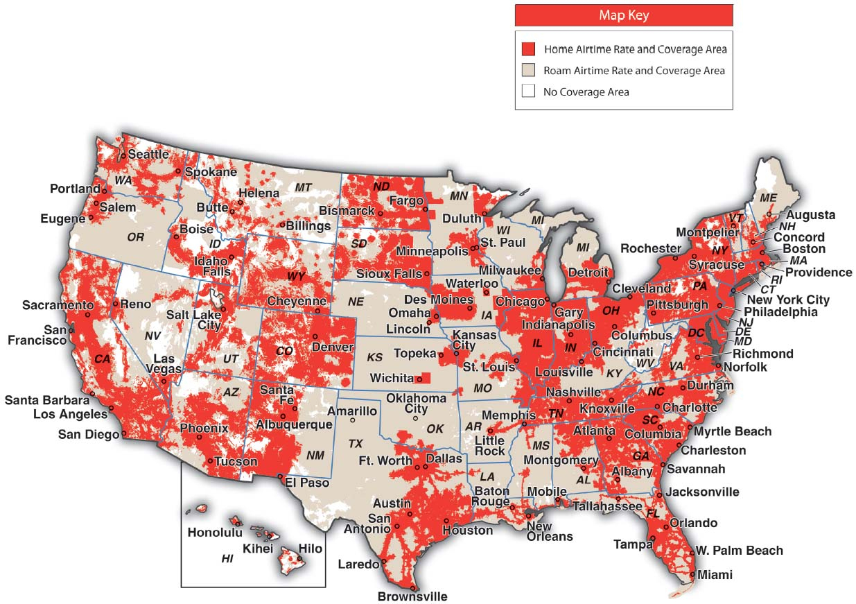 Verizon Wireless California Map With Cities Verizon Wireless - Verizon Map Coverage Texas