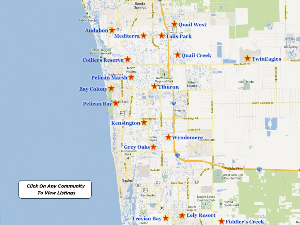 Vineyards Real Estate For Sale - Map Of North Naples Florida ...