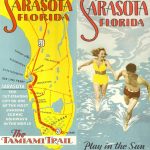 Vintage Brochure, Tamiami Trail Map | Florida   Petasne Real Estate   Tamiami Trail Florida Map