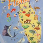 Vintage Florida Map | Brendan Coudal   Vintage Florida Map Poster