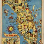 Vintage Florida Map | Obsessed With Maps  | Vintage Florida   Florida Map Artwork