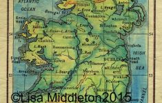 Vintage Ireland Map Ireland Map Ireland Map For Framing | Etsy - Emerald Isle Florida Map