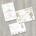 Vintage Summer Camp   Printable Wedding Invitation, Map, & Rsvp   Printable Maps For Wedding Invitations Free