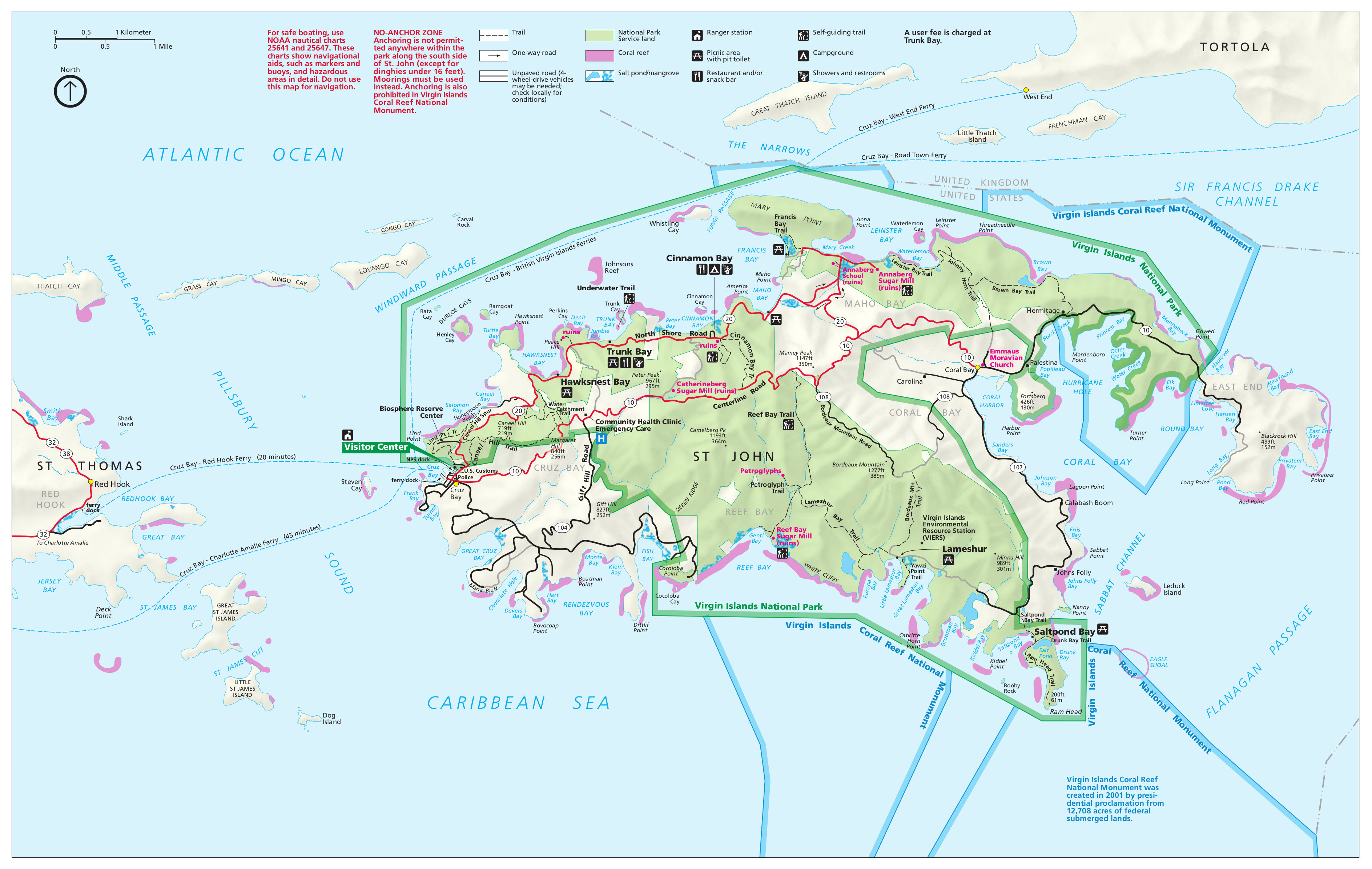 Virgin Islands Maps | Npmaps - Just Free Maps, Period. - Printable Map Of St John Usvi