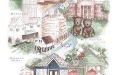 Waco Map Print (New) | Waco - Baylor's Hometown | Waco Texas, Baylor - Magnolia Texas Map