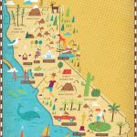 Waitrose Magazine | The Best Illustrated Maps | California Map   Illustrated Map Of California