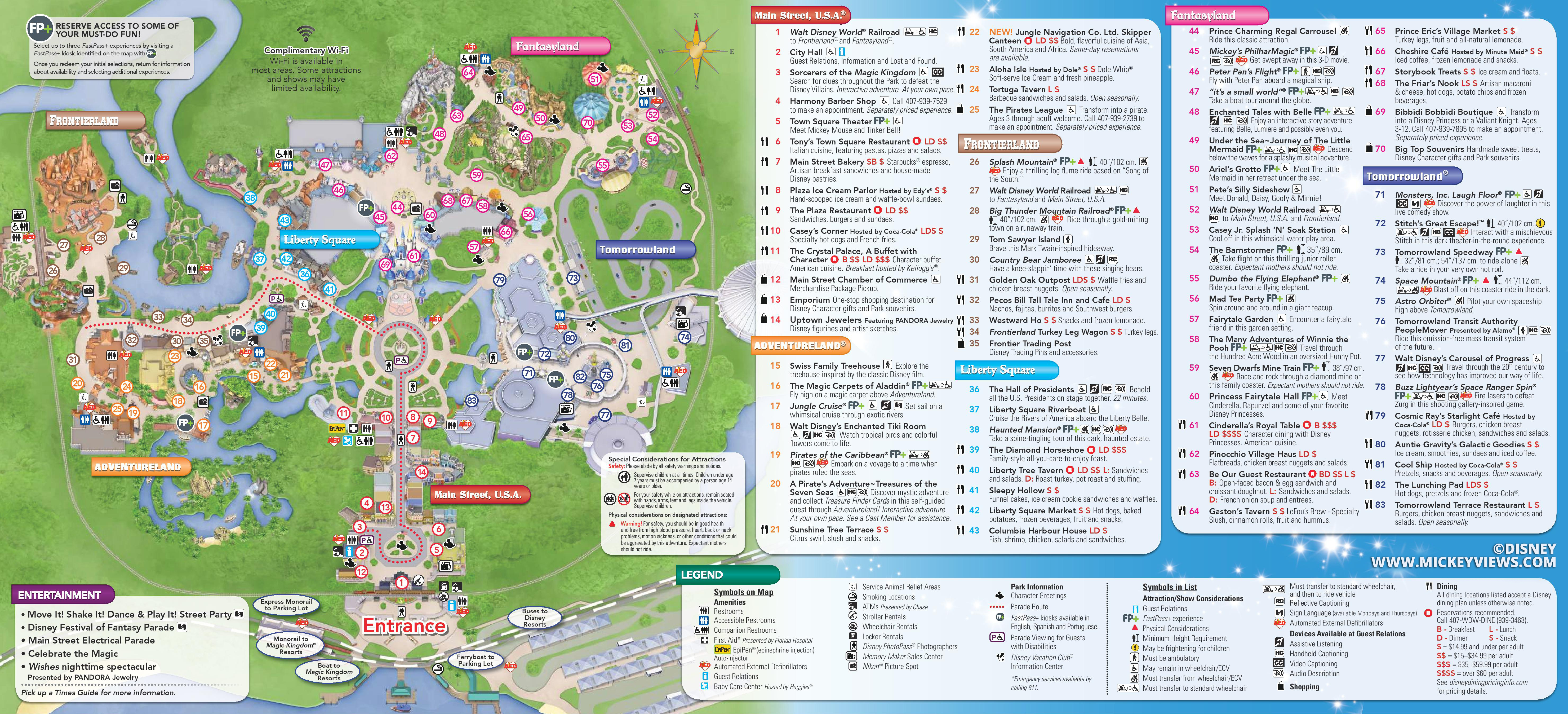 Walt Disney World Maps - Disney World Florida Map 2018