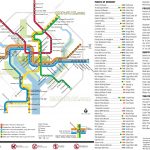 Washington Dc Map   Metrorail Metro Lines Transit (Subway   Printable Metro Map Of Washington Dc
