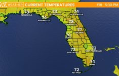 Weather Maps On 10News In Tampa Bay And Sarasota - Florida Weather Map Temperature