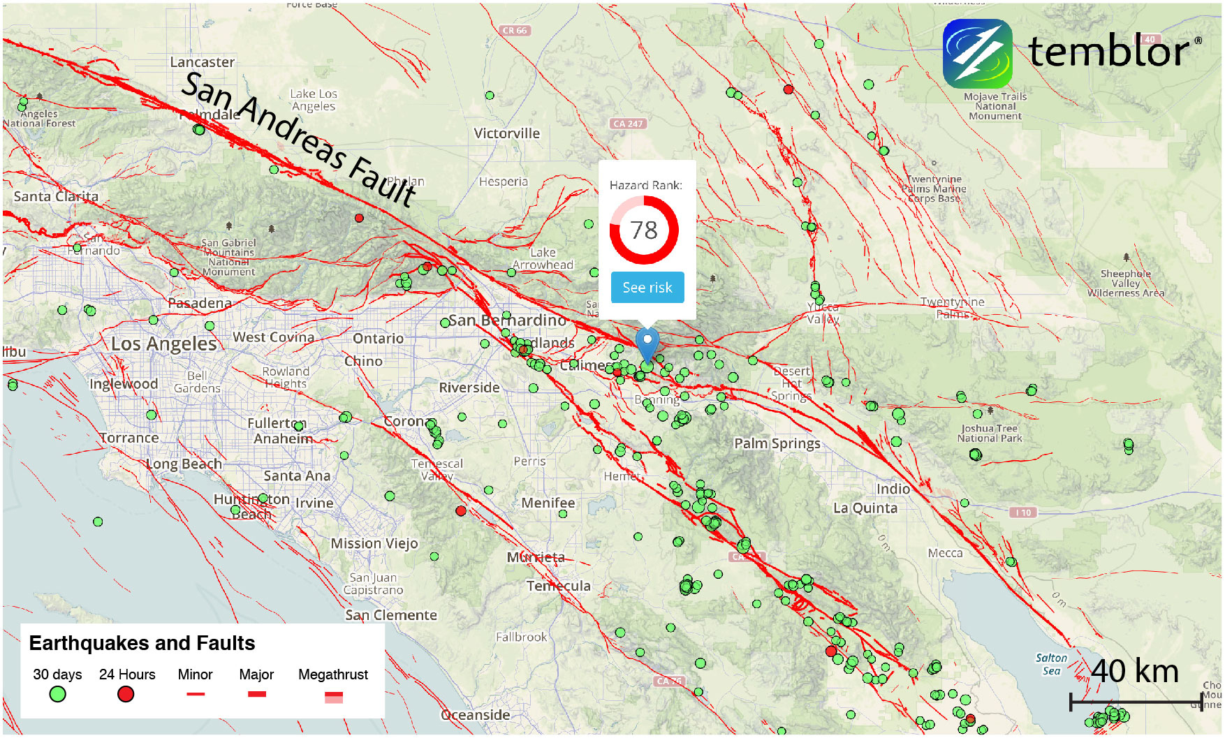 Weekend Earthquakes Along The San California River Map Map Of San - Map Of The San Andreas Fault In Southern California