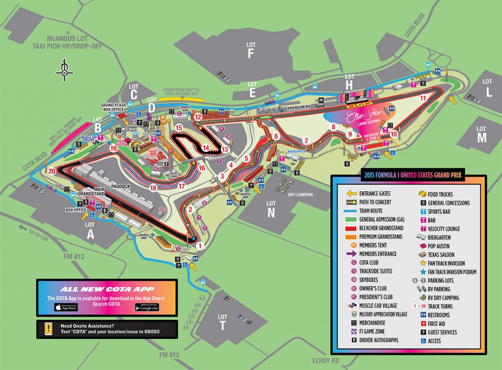 Circuit Of The Americas Seating Diagram