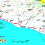 West Coast Of California Map   Klipy   Map Of California And Mexico Coast