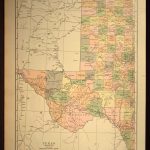 West Texas Map Of Texas Wall Art Decor Large Western Gift Idea Gift   Large Texas Wall Map