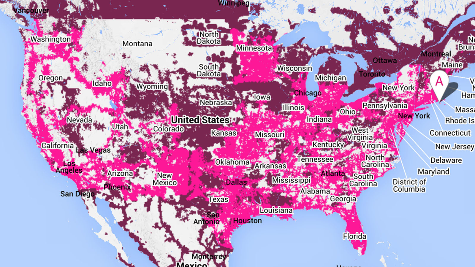 What Are The Coverage Maps For Us Carriers Android Central Who In - Verizon Coverage Map Florida