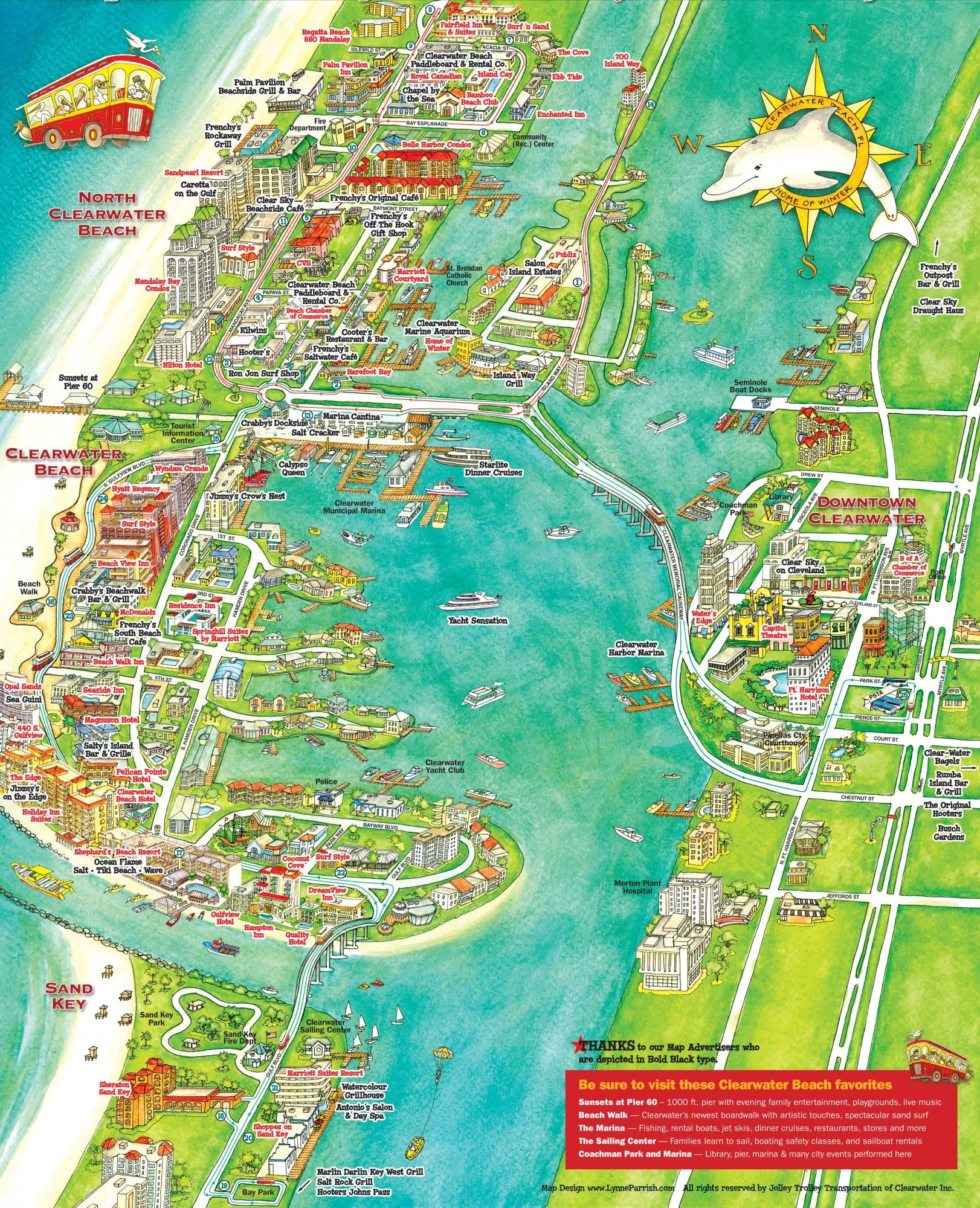 What To Do In Clearwater, Florida - Clearwater Beach Florida Map Of Hotels