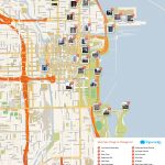 What To See In Chicago   Chicago Tourist Map Printable