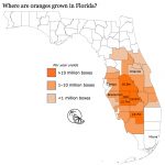 Where Do Oranges Grow In Florida?   Where Are Oranges Grown In Florida Map
