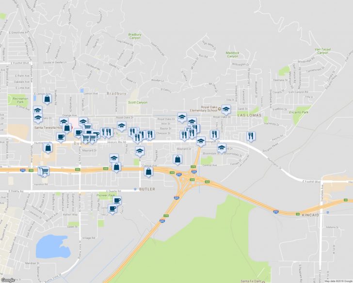 Where Is Duarte California Map It Klipy Duarte California Map
