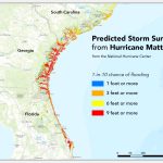 Where Will Hurricane Matthew Cause The Worst Flooding? | Temblor   South Florida Flood Map