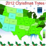 Where Your Christmas Tree Comes From – Mci Maps   Christmas Florida Map