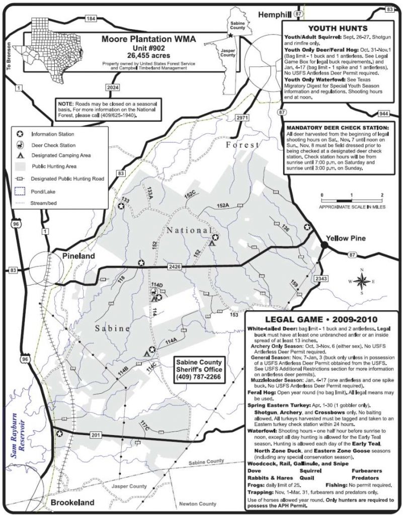 Wilderness And Wildlife Management Areas – Toledo Bend Lake - Texas Wma ...