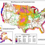 Wind Generation Potential In The United States   Wikipedia   Wind Farms Texas Map