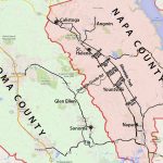 Wine Country Map: Sonoma And Napa Valley   Printable Napa Winery Map