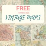 Wonderful Free Printable Vintage Maps To Download | Free Printables   Vintage Map Printable
