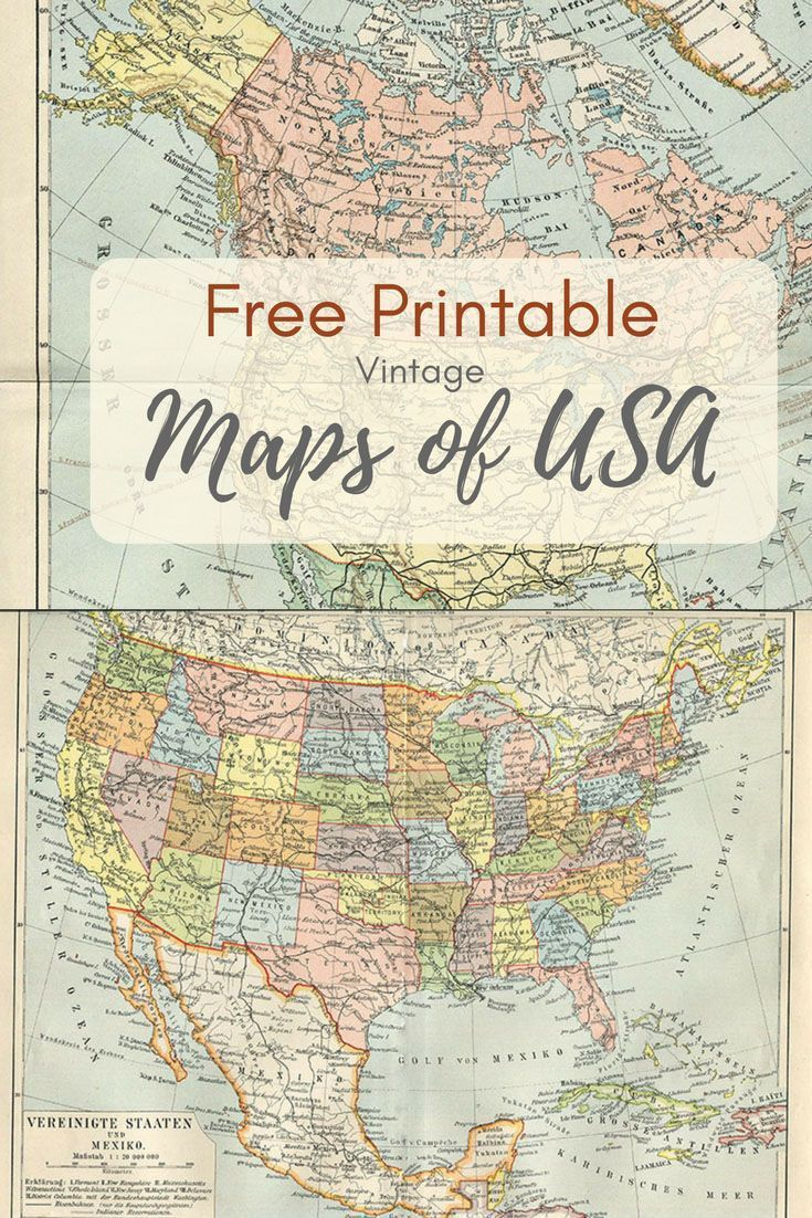 Wonderful Free Printable Vintage Maps To Download | Printables | Map - Free Printable Maps