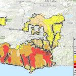 Woolsey Fire Mudslide Risk Map: Usgs Map Shows Likelihood Of Debris   Riverside California Fire Map