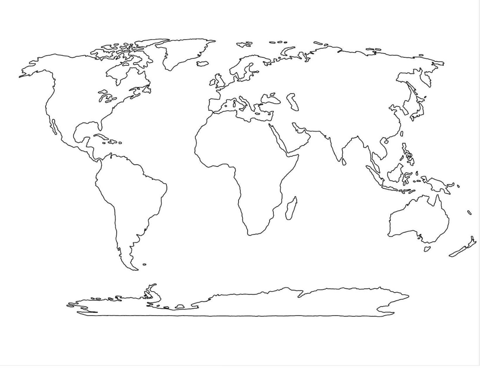 World Map Black And White Blank New At Maps Printable Map Hd Map Of - Blank World Map Printable