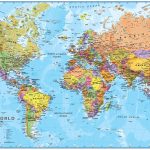 World Map Political With Country Names Download World Map Poster Usa   World Map Poster Printable