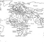 World Maps With Countries Black And White | World Map Vector   World Map Black And White Printable