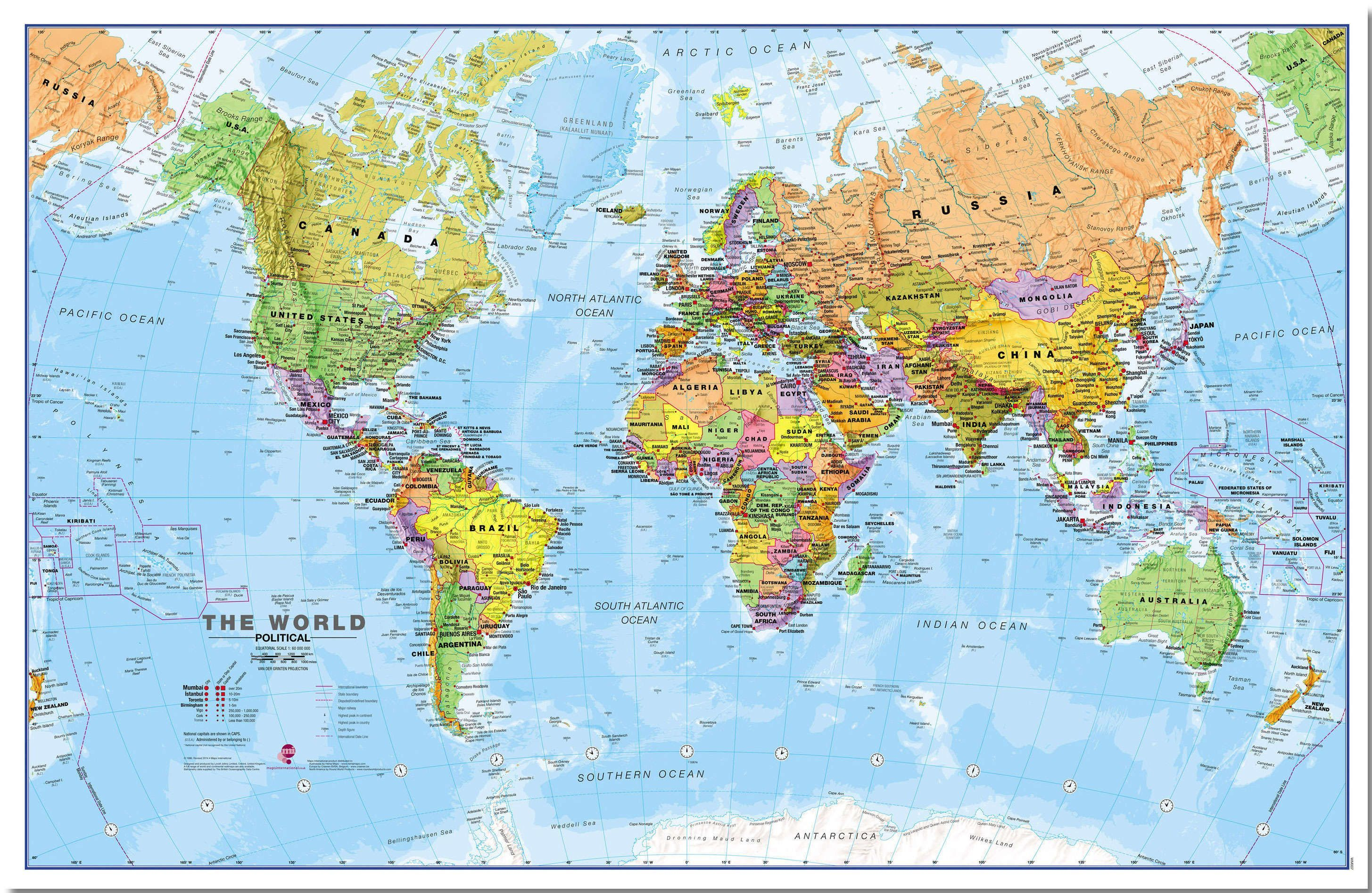 World Wall Map Political | Idea | Pinterest | Mapas, Mapamundi And Mundo - Small World Map Printable