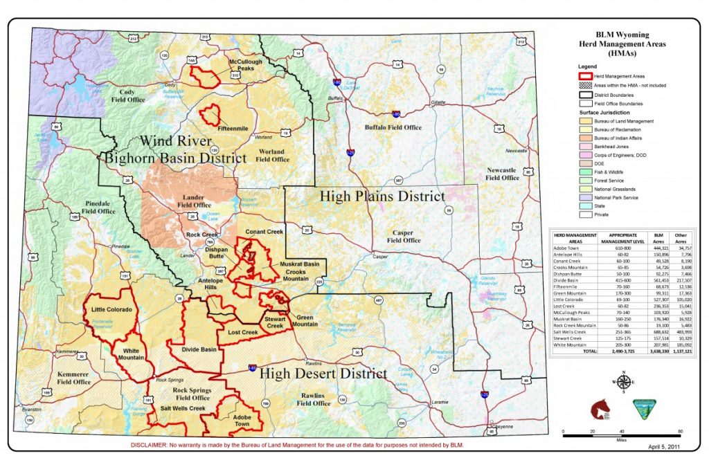 Wyoming Bureau Of Land Management Blm Maps Southern California