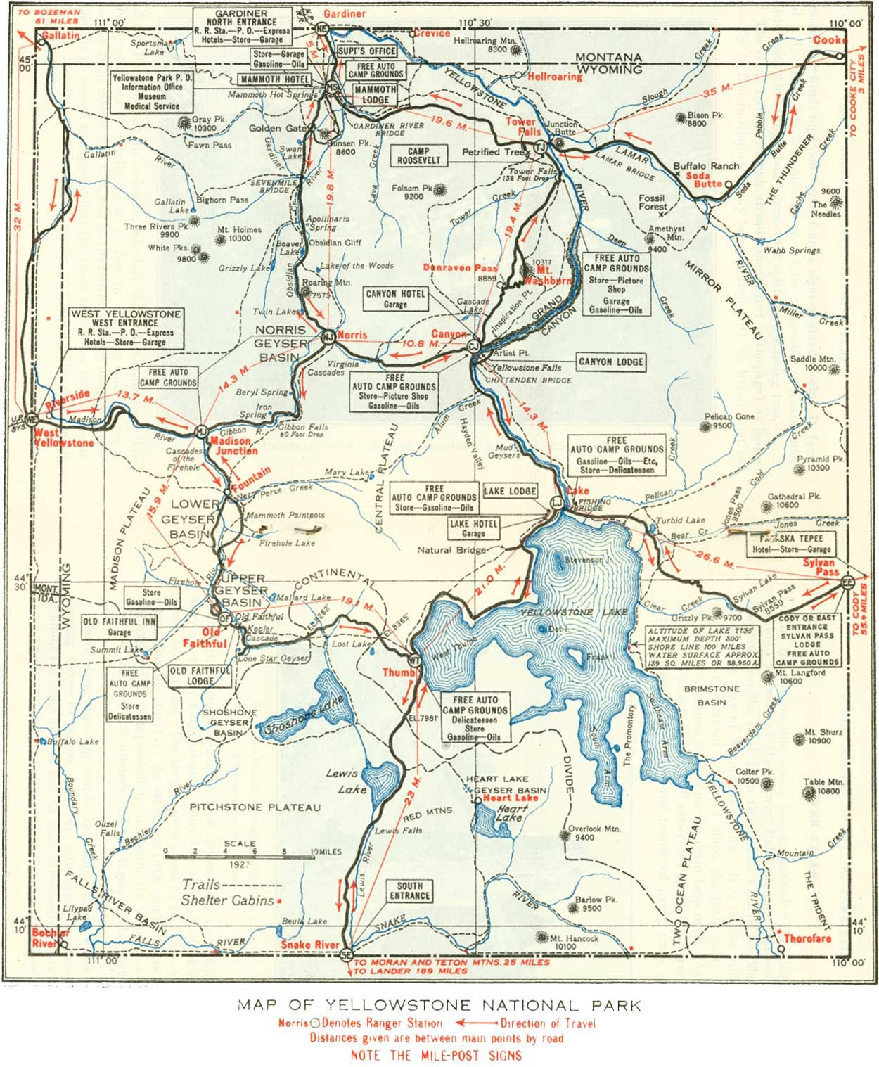 Yellowstone | Cartography | Yellowstone Map, Yellowstone Vacation - Free Printable Map Of Yellowstone National Park