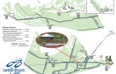 Your Guide To Sanibel Biking - Road Map Of Sanibel Island Florida