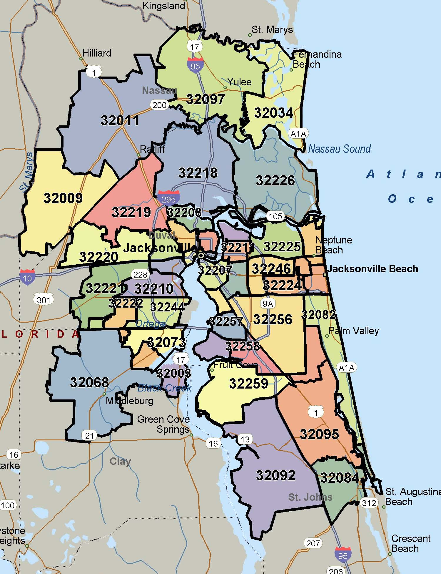 Zip Code Maps South Florida And Travel Information | Download Free - Florida Zip Code Map